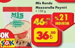 MİS RENDE MOZZARELLA PEYNİRİ